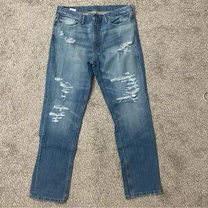 Levi’s Men’s 541 Athletic Taper Distressed Jeans